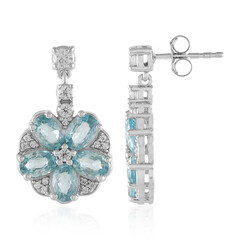 Pendientes en plata con Zircón de Ratanak Kirí