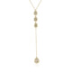 Collar en oro con Diamante champán I2 (de Melo)