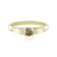 Anillo en oro con Diamante champán I2