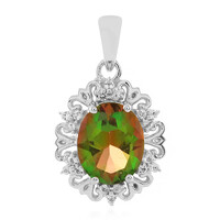 Colgante en plata con Cuarzo Tundra