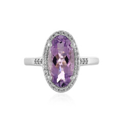 Anillo en plata con Amatista Rosa de Francia