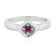 Anillo en plata con Rubí
