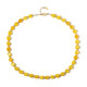 Collar en plata con Cuarzo amarillo