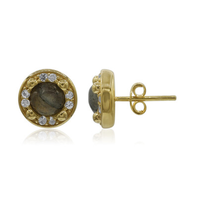 Pendientes en plata con Labradorita