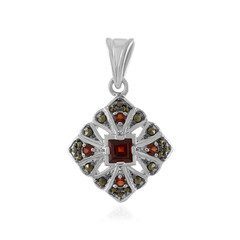 Colgante en plata con Granate de Mozambique