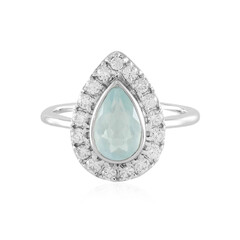 Anillo en oro con Ópalo Paraíba (AMAYANI)