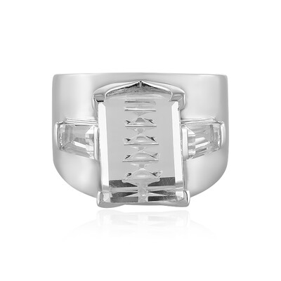 Anillo en plata con Cuarzo blanco