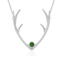 Collar en plata con Diópsido de Rusia