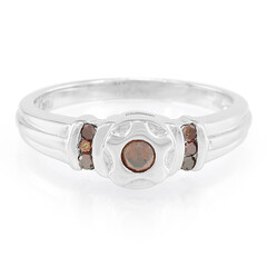 Anillo en plata con Diamante fantasía
