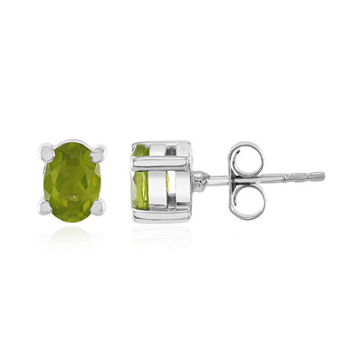 Pendientes en plata con Peridoto