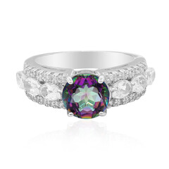 Anillo en plata con Cuarzo místico