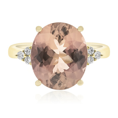 Anillo en oro con Turmalina neón del Congo (CIRARI)