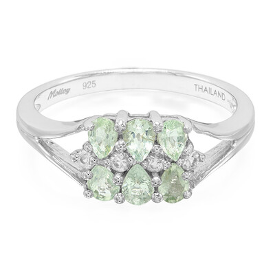 Anillo en plata con Turmalina Paraíba