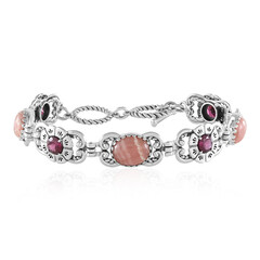 Brazalete en plata con Rodocrosita (Desert Chic)