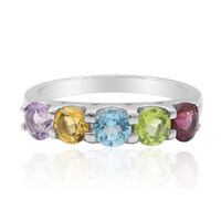 Anillo en plata con Rodolita
