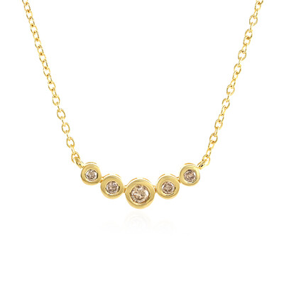Collar en plata con Diamante I3 champán