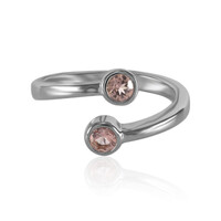 Anillo en plata con Topacio imperial de Ouro Preto