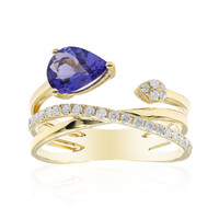 Anillo en oro con Tanzanita AAA (CIRARI)