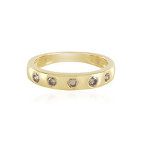 Anillo en plata con Diamante chocolate I2