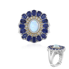 Anillo en plata con Ópalo de Welo (Dallas Prince Designs)