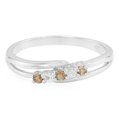 Anillo en plata con Andalucita