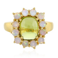 Anillo en plata con Peridoto