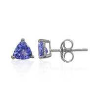 Pendientes en oro con Tanzanita AAA