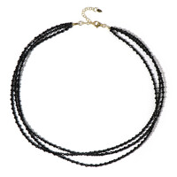 Collar en plata con Espinela negra