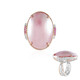 Anillo en plata con Perla rosa Mabe (Gems en Vogue)