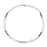 Collar en plata con Cuarzo blanco