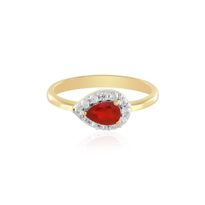 Anillo en plata con Ópalo cherry