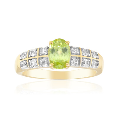 Anillo en oro con Esfena de Capelinha