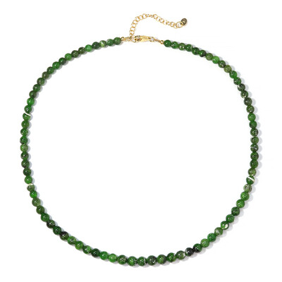 Collar en plata con Diópsido de Rusia