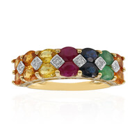 Anillo en oro con Rubí