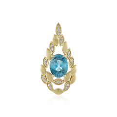 Colgante en oro con Zircón de Ratanak Kirí (de Melo)