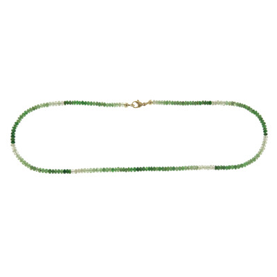 Collar en oro con Tsavorita de Tanzania (CUSTODANA)