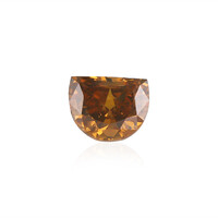 Piedra preciosa con Diamante naranja SI 0,17 ct