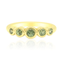 Anillo en oro con Demantoide de Madagascar (John Ferry)