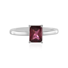 Anillo en plata con Turmalina rosa de Nigeria