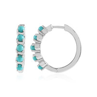 Pendientes en plata con Turquesa