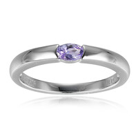 Anillo en plata con Tanzanita