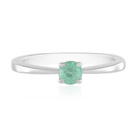 Anillo en plata con Esmeralda de Colombia