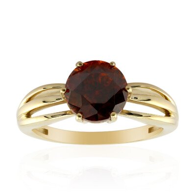 Anillo en oro con Esfalerita