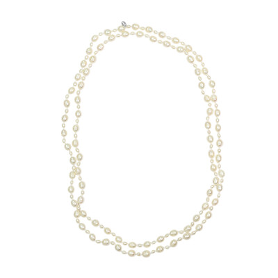 Collar en plata con Perla Freshwater (TPC)