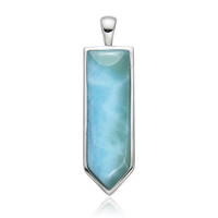 Colgante en plata con Larimar