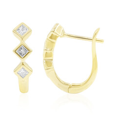 Pendientes en oro con Diamante SI1 (G)