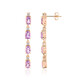 Pendientes en plata con Amatista