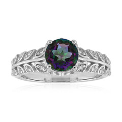 Anillo en plata con Cuarzo místico