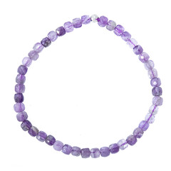 Brazalete en plata con Amatista
