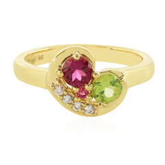 Anillo en plata con Peridoto